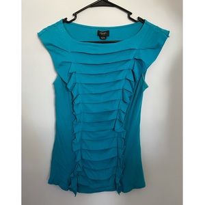 Anthropology blue top
